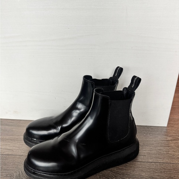 Alexander McQueen Black Hybrid Chelsea Boots